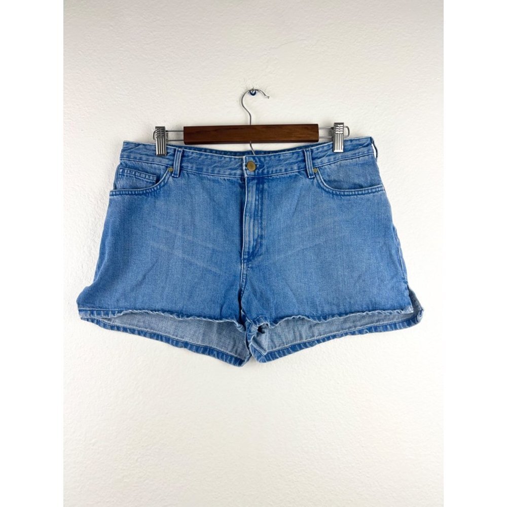 & OTHER STORIES Medium Wash 5 Pocket Jean Shorts, Size US 12